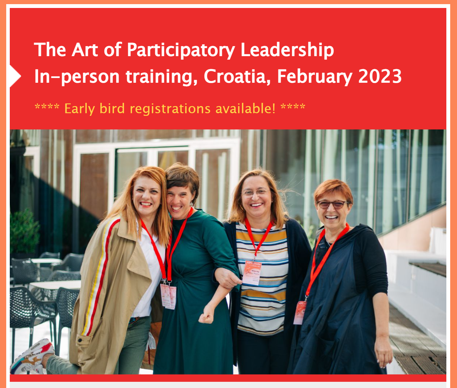 The Art of Participatory Leadership – international training in Croatia