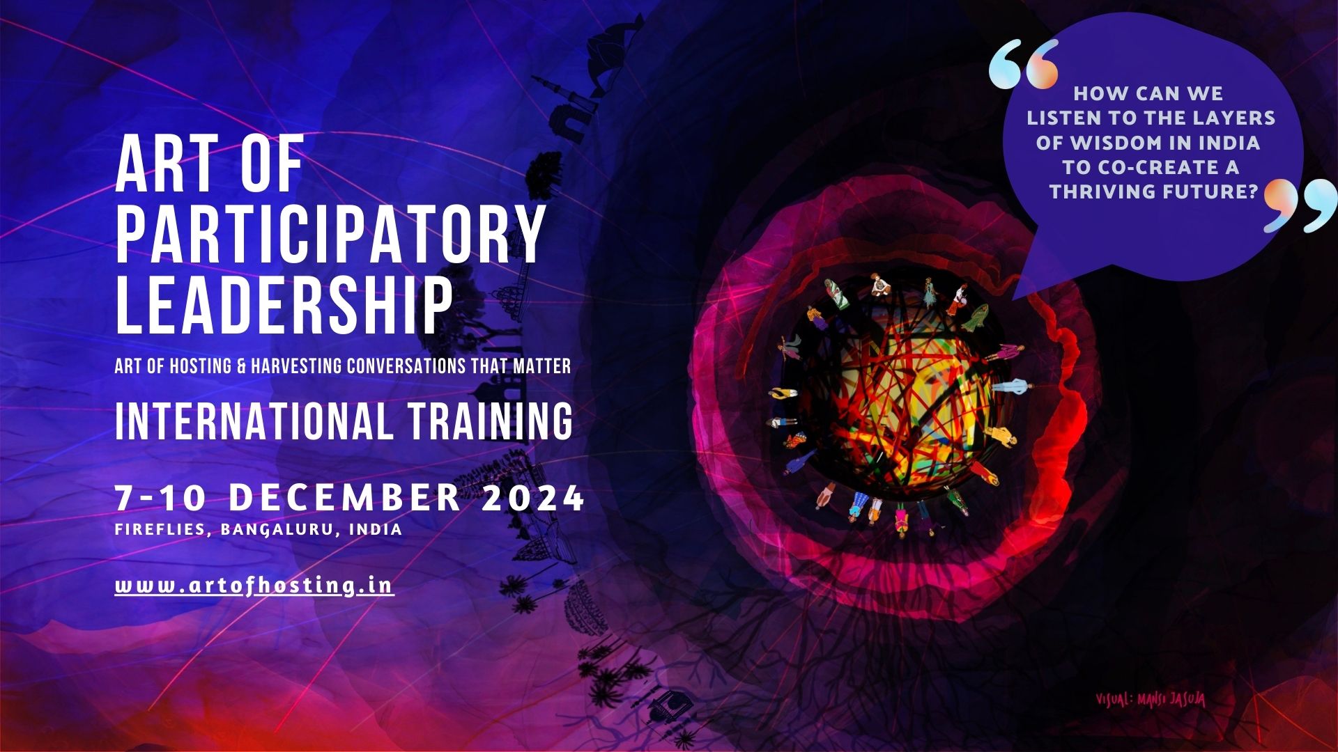 Art of Participatory Leadership Training, Bangalore, India