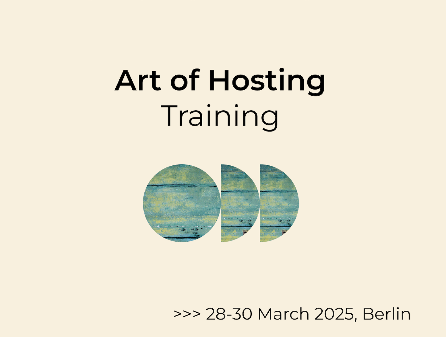 Art of Hosting Training – Strengthening Resilient Democracies