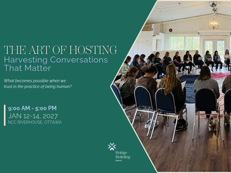 Art of Hosting and Harvesting Conversations that Matter